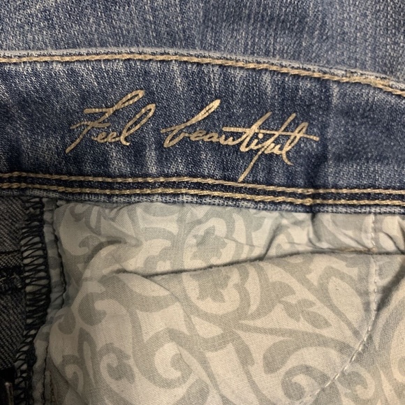 White House Black Market Denim Slim Crop Jean Pant Womans Reg 0 - Picture 11 of 12